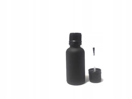 Butelka czarna 50ml z pędzelkiem