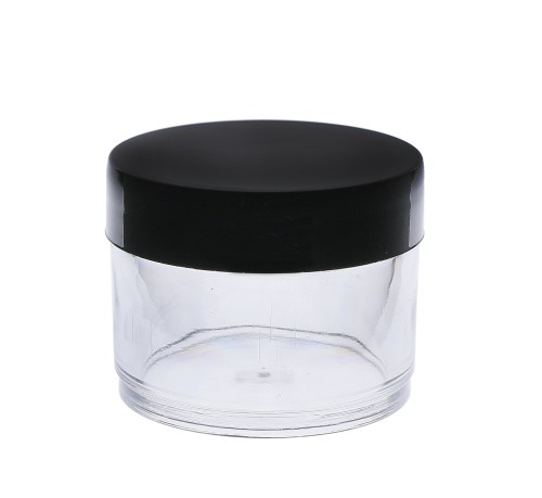 Przejdź do produktu Słoiczek na kosmetyki żel brokat 30ml czarny słoik