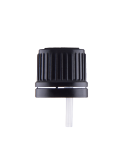 Przejdź do produktu Kroplomierz czarny z pierścieniem FI18 100szt