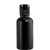 butelka czarna 50ml z nakrętką flip top czarną