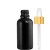 butelka czarna 50ml z pipetą złoto białą