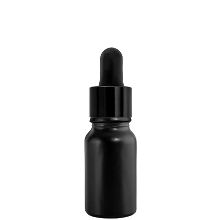 butelka czarna 10ml z pipetą czarną