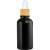 Butelka 100ml czarna z pipetą bambusową