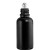 Butelka szklana 100ml czarna z nakrętką roll-on