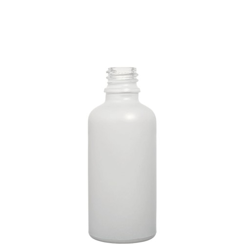 Przejdź do produktu Butelka szklana 100ml biała matowa