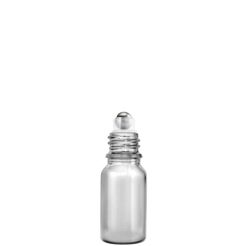 Przejdź do produktu Butelka szklana 10ml bezbarwna z roll on i nakrętką