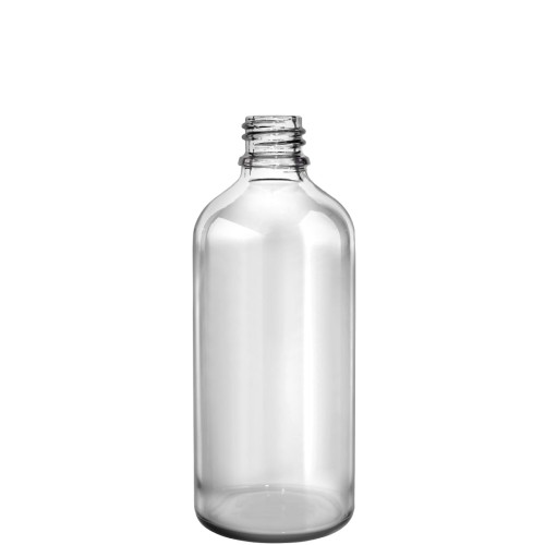 Przejdź do produktu Butelka szklana 100ml bezbarwna