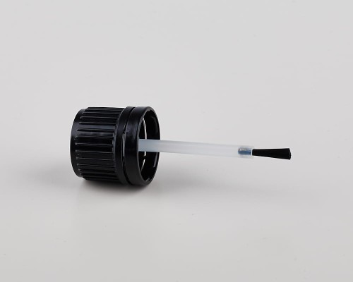 Przejdź do produktu Nakrętka z pędzelkiem czarna 55mm do butelki 10ml