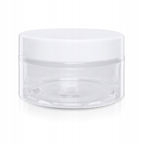 Przejdź do produktu Słoik plastikowy 100ml PET z nakrętką białą