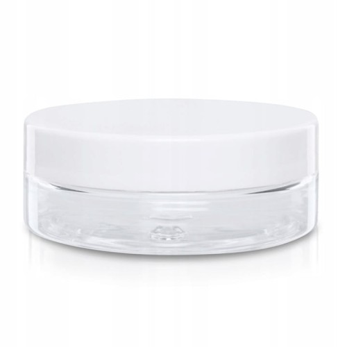 Przejdź do produktu Słoik 50ml PET z nakrętką białą słoiczek