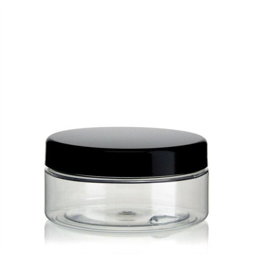 Przejdź do produktu Słoik 300ml PET z nakrętką czarną słoiczek