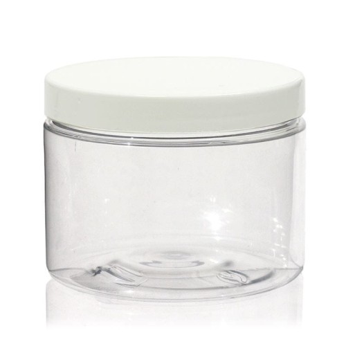 Przejdź do produktu Słoik 500ml pet z nakrętką białą słoiczek