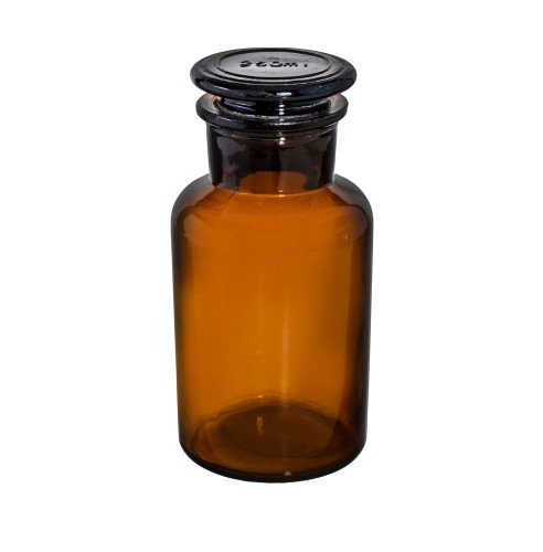 Przejdź do produktu Butelka szklana z szlifowanym korkiem 250ml