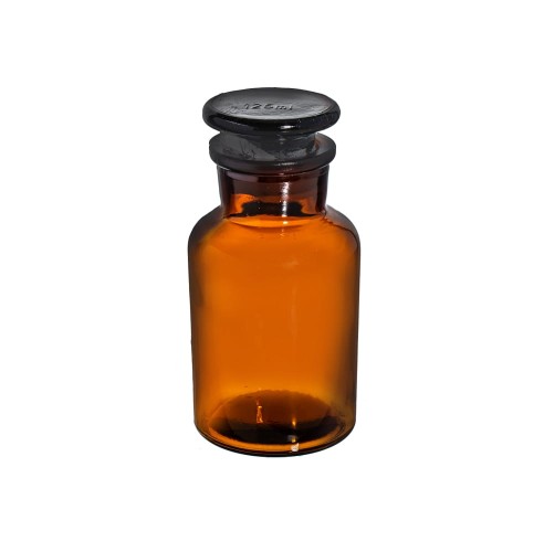 Przejdź do produktu Butelka szklana z szlifowanym korkiem 125ml