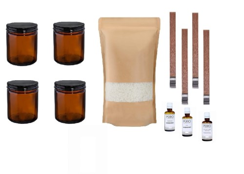 Przejdź do produktu Wosk sojowy Zestaw zapachowy do wyrobu świec #4