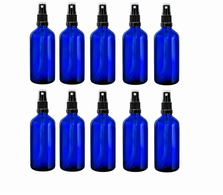 10x 100ml niebieska z atomizerem czarnym.jpg