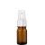 Butelka 5ml amber z atomizerem srebrnym