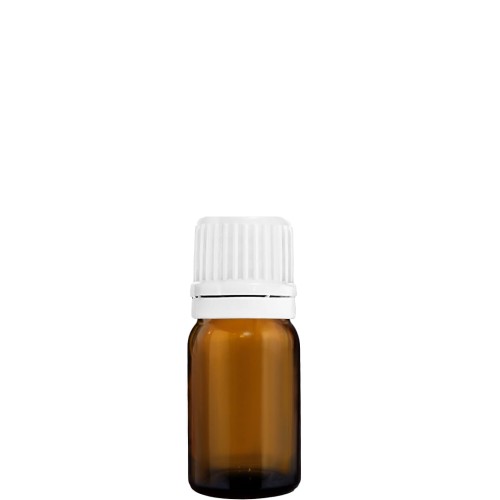 Przejdź do produktu Butelka 5ml brązowa z nakrętką plastikową białą