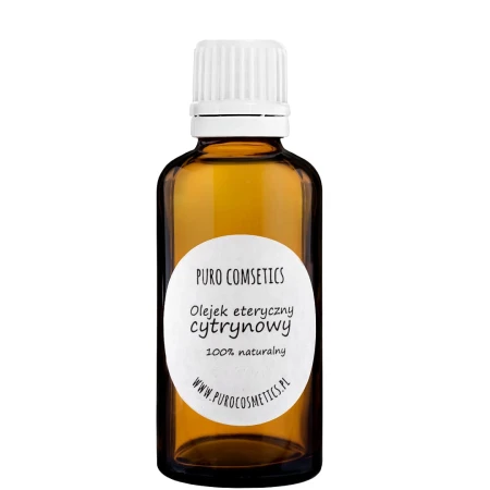 Naturalny olejek eteryczny cytrynowy 10ml w butelce z kroplomierzem