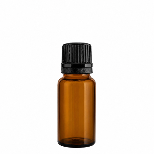 Przejdź do produktu Butelka szklana 10ml brązowa z nakrętką czarną