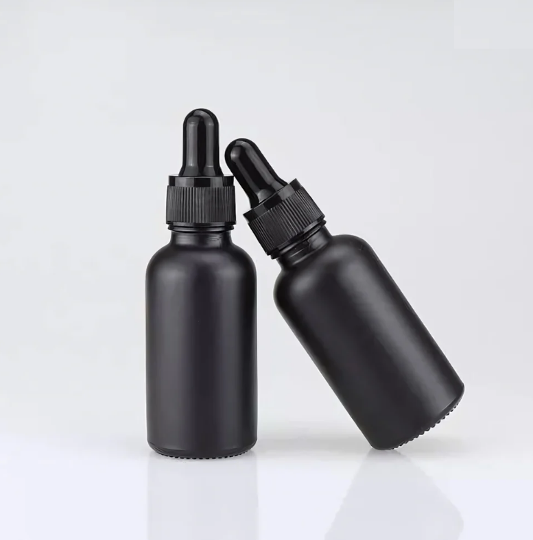 Butelki szklane czarne